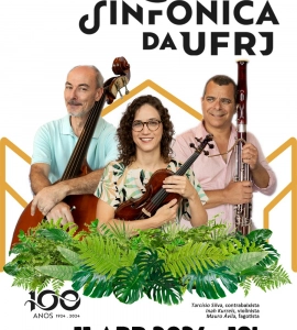 Em 11/04, Orquestra Sinfônica da UFRJ faz 2º concerto de sua 100ª temporada